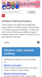 Mobile Screenshot of modestclothes.com